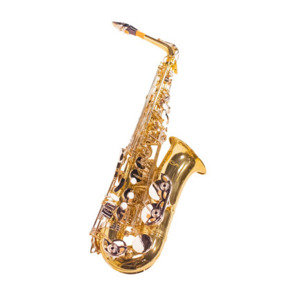 Saxofón Alto Eb de Metal Doble Color